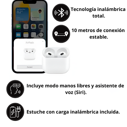 VibePods™ - Airpods, auriculares alta tecnologia