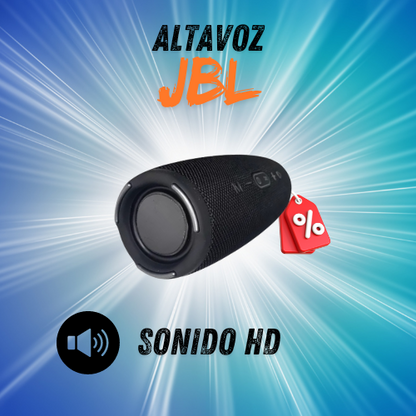 Altavoz tipo JBL negro™ - Resistente al agua, inalámbrico